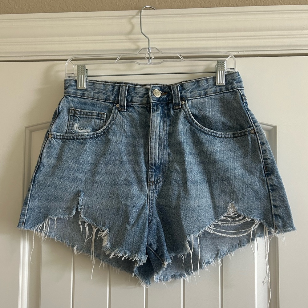 Denim Distressed Women Shorts